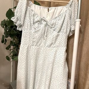 NWOT Bonne Chance Floral Milkmaid Midi Dress